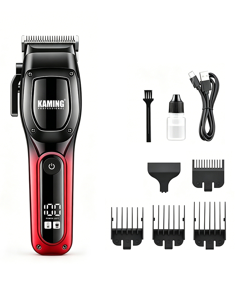 Kaming 1709 新しいプロフェッショナルハイパワーバリカン、デジタルディスプレイ付き、サロン&メンズグルーミング用