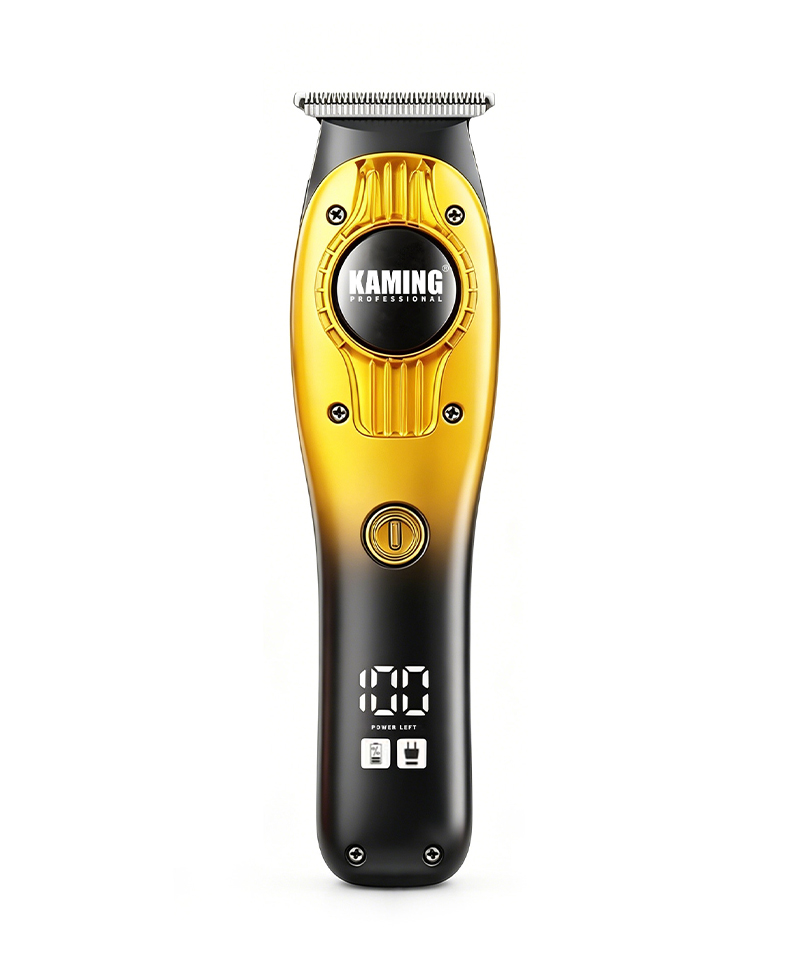 Kaming 1710 プロフェッショナル ゼロギャップ デジタル ディスプレイ カービング ヘア トリマー